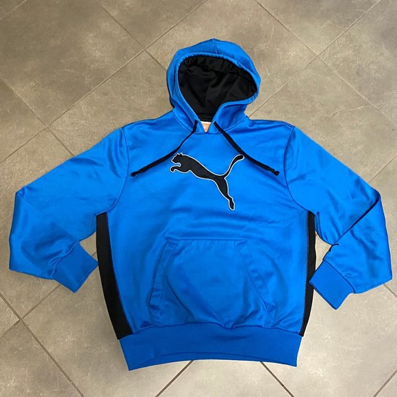 puma blue hoodie